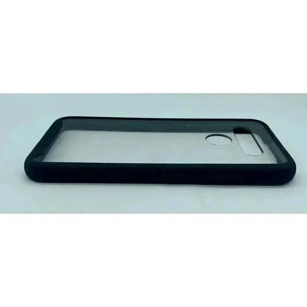 LeYi Fullbody Hybrid Bumper Case for LG‎ K41S Shockproof Rugged Black & Clear